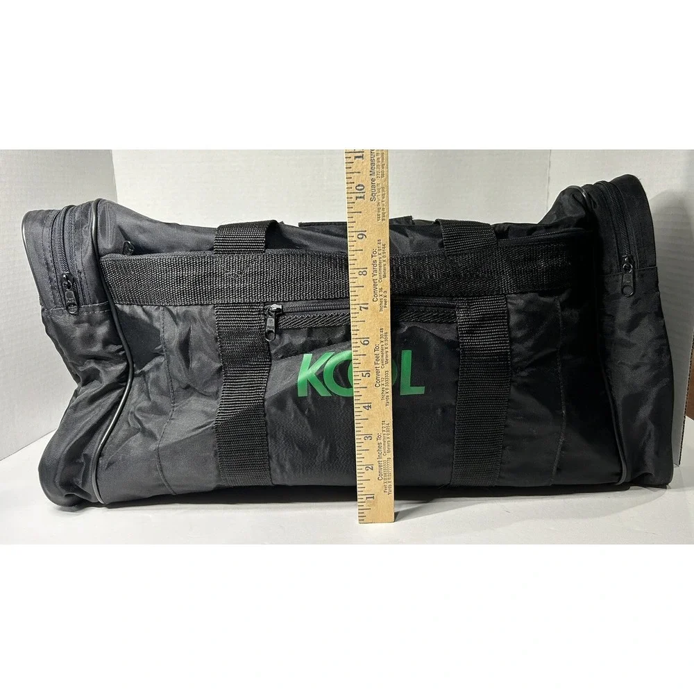 KOOL Cigarettes Advertising Promotional Black Nylon Duffel Gym Travel‎ Bag 21